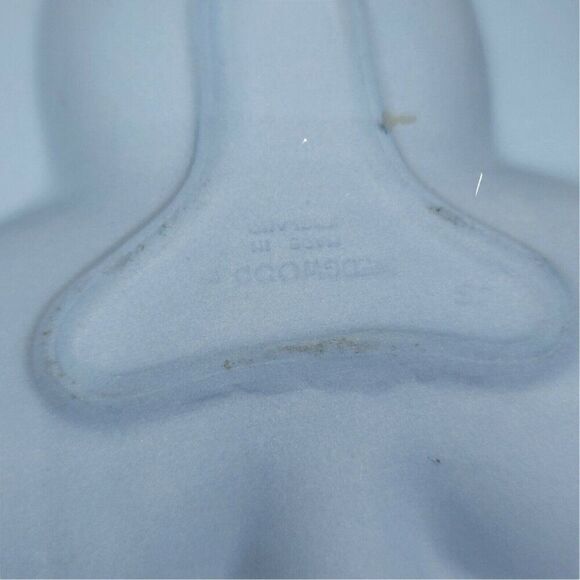 Vintage Wedgwood Blue Jasperware Made in England Clover Ashtray Trinket Pin Dish - Picture 5 of 5